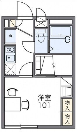 レオパレスアンセストラルの物件間取画像